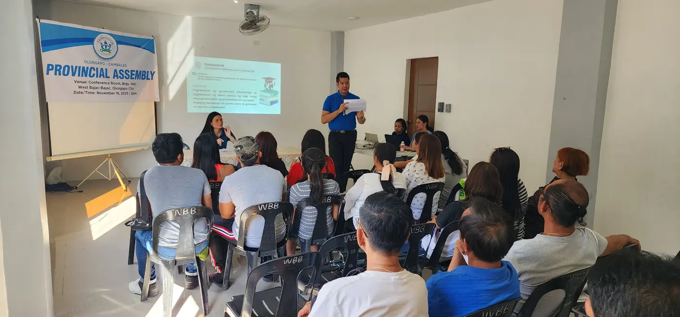 Worker education session